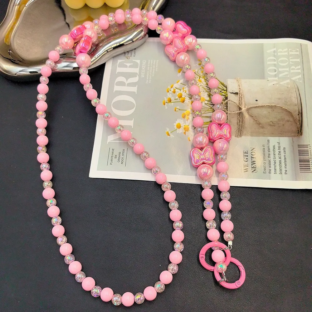 

Анти-потерянный ремешок для мобильного телефона с цветком, портативный ремешок для сумки через плечо, удобная многофункциональная цепочка для сумки