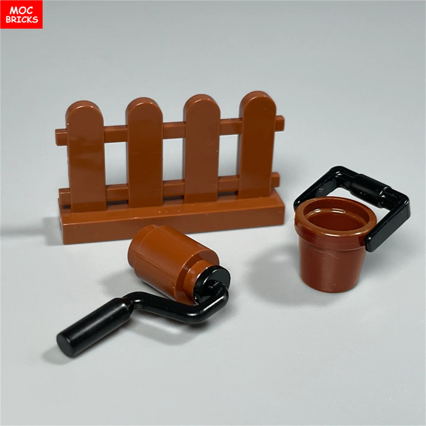 MOC Bricks Painter Tool For 4cm Figure Round Brick 1x1 Liquid Pigment 12885 Educational Building Blocks Toys Kids Gifts