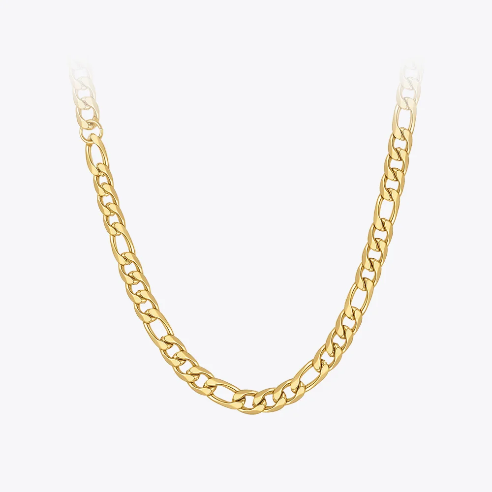 ENFASHION Link Chain Choker Necklace For Women Gold Color Stainless Steel Femme Dropshipping Fashion Jewelry Collares P203067