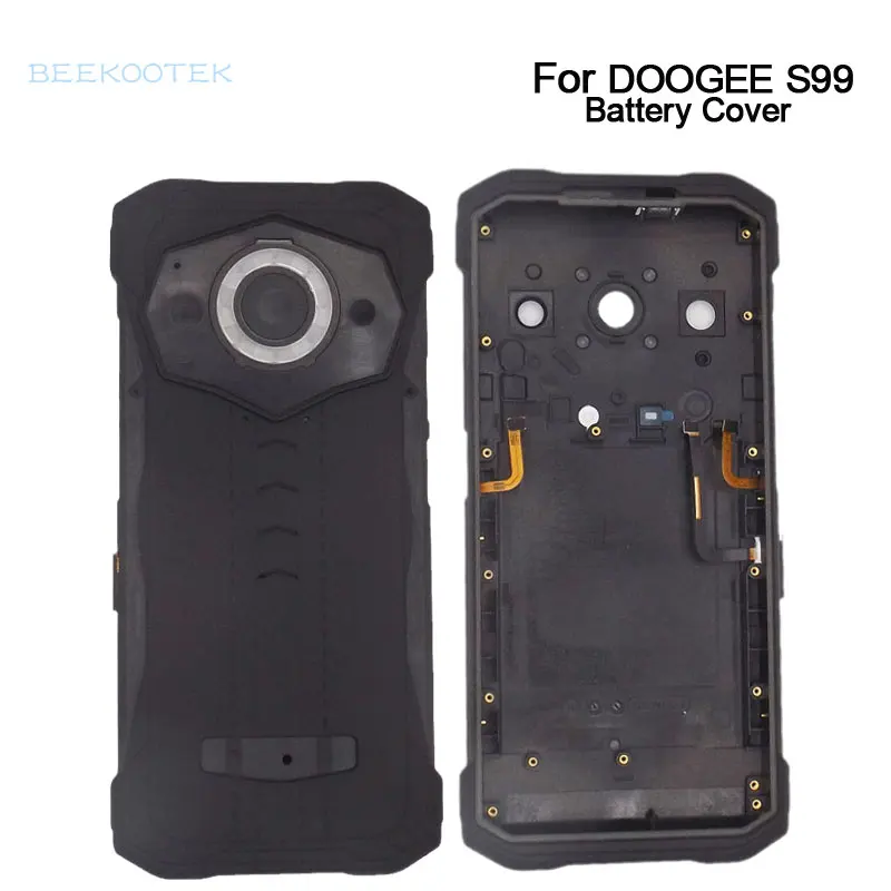 

New Original DOOGEE S99 Battery Cover Back Cover Case With Receiver Fingerprint Cable Side FPC Accessories For DOOGEE S99 Phone