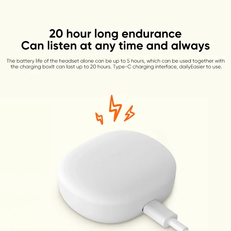 Xiaomi Redmi Buds 4 Lite TWS Wireless Earphone Bluetooth 5.3 Call Noise Cancelling Long Battery Life IP54 Buds 4 Youth Edition