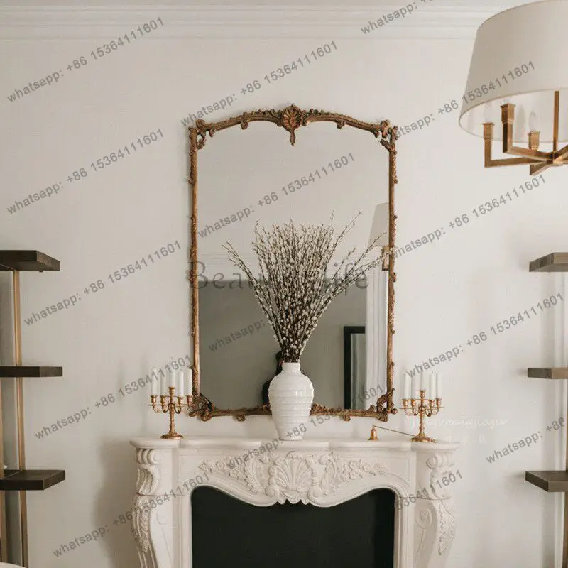 European decorative mirror bedroom dressing bathroom bathroom mirror