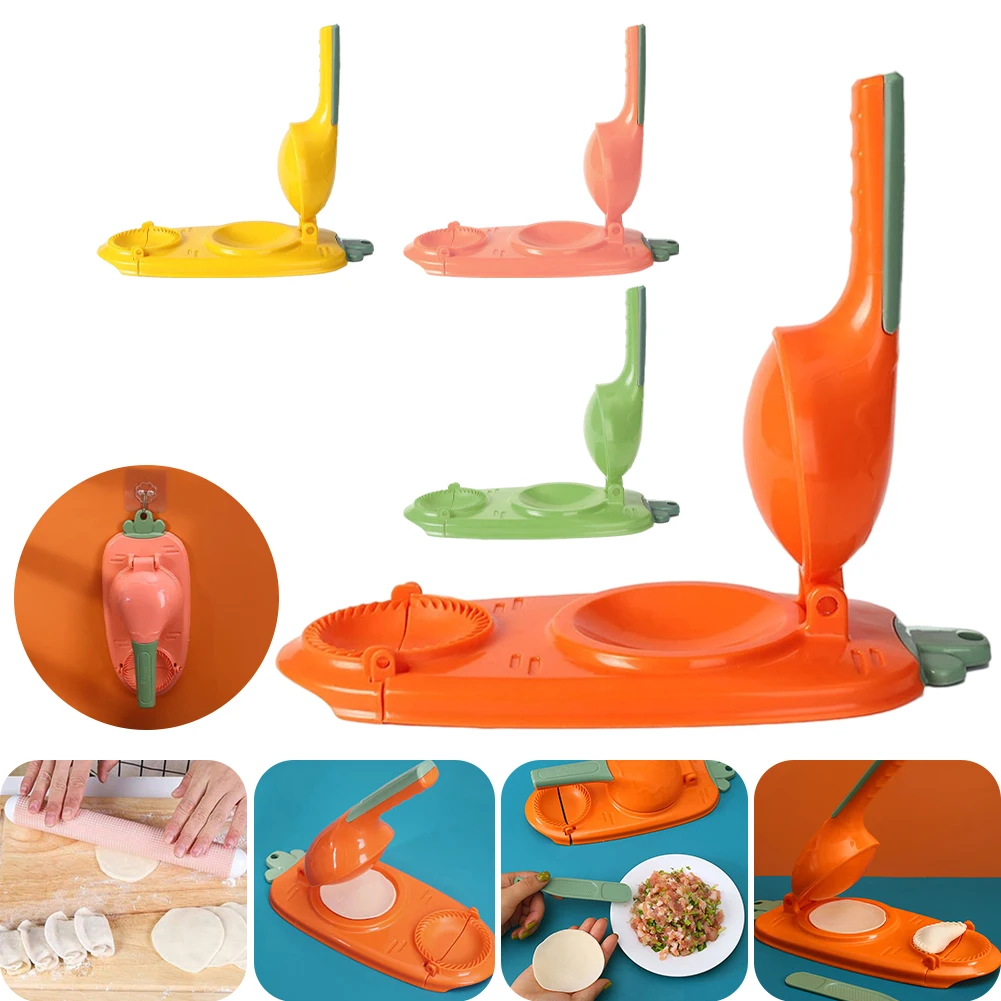 

2 In 1 Manual Tortilla Maker Dough Pressing Tool Dumpling Artifact Manual Dumpling Pressing Tool Dumpling Wrapper Making Mold