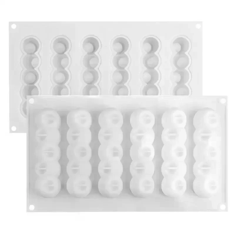 Silicone Baking Mold String Balls Chocolate Candy Biscuit Cake Jelly Ice Mould Soap Making Set