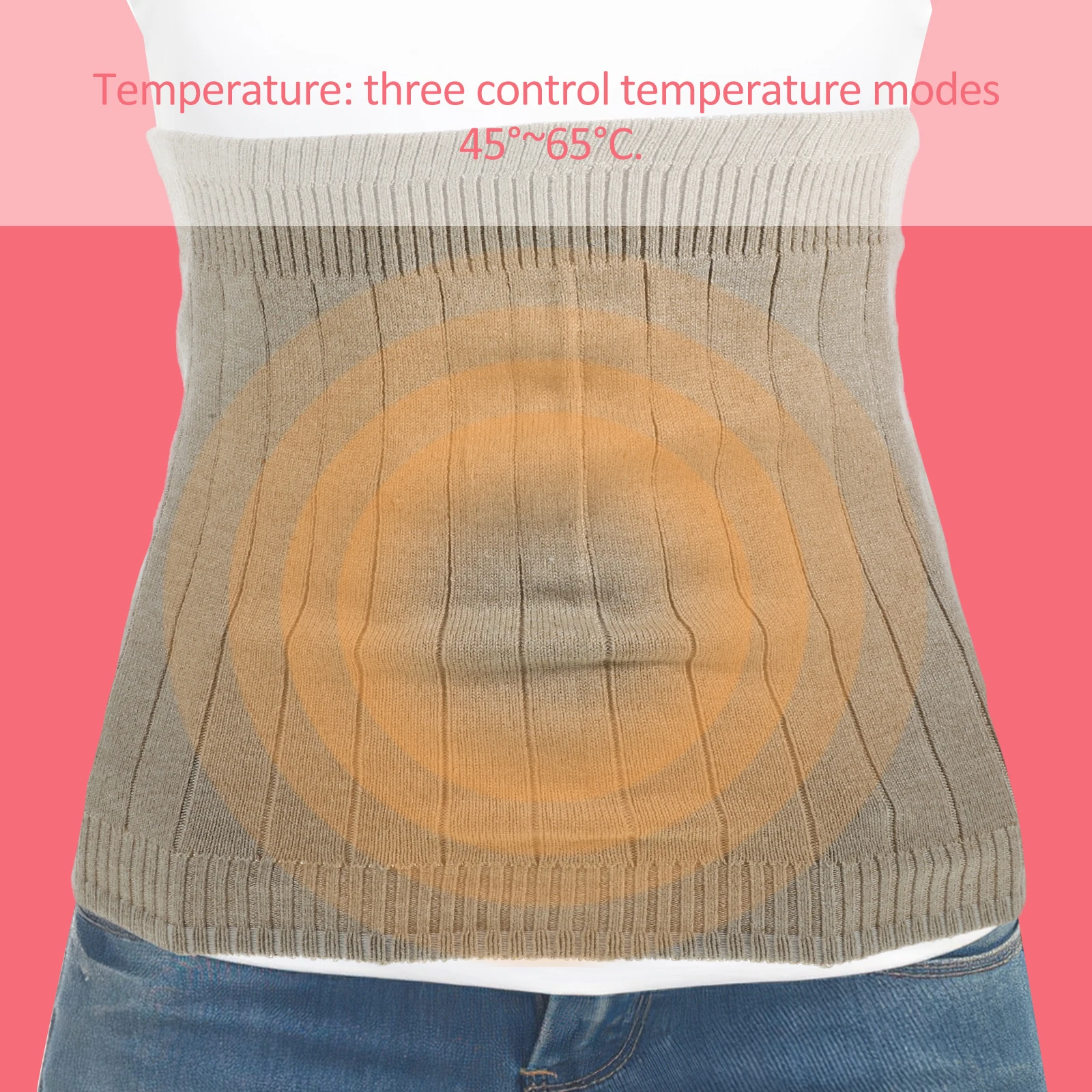 

Winter Stomach Warmer Belly Warming Belt Protective Waist Support Soft Thickened Belly Bands for Female Male Winter Outdoor