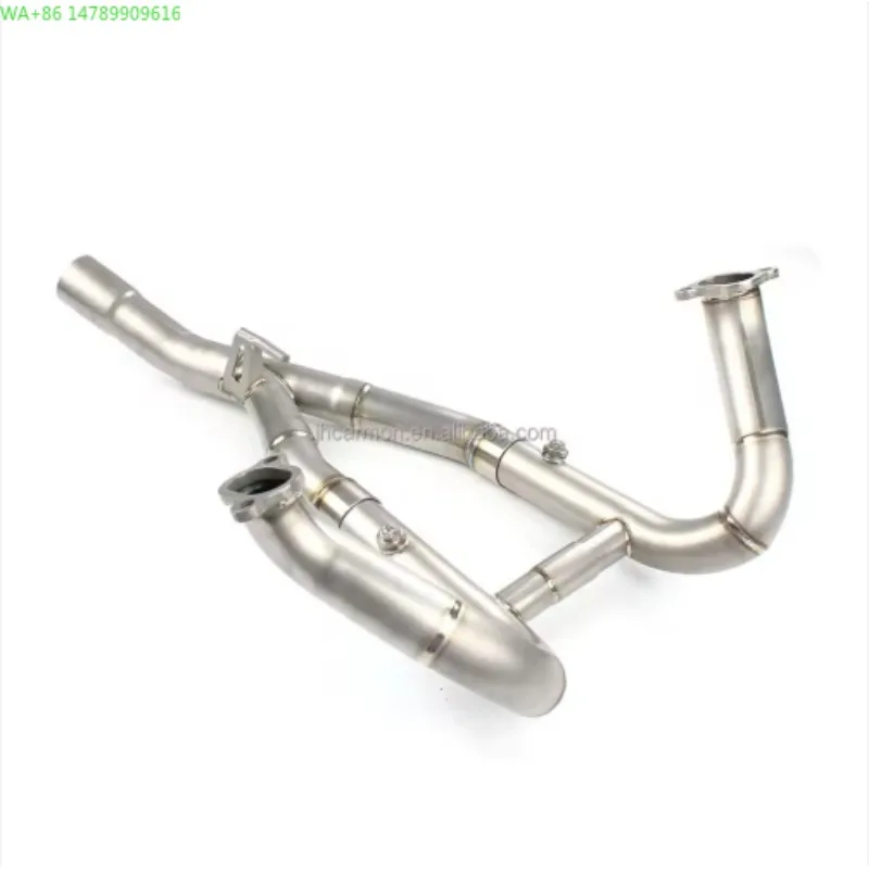 Forged Exhaust System For MotorcycleModified Titanium Alloy Motorcycle Exhaust For R1200 GSHigh-Performance Full-Size Custom