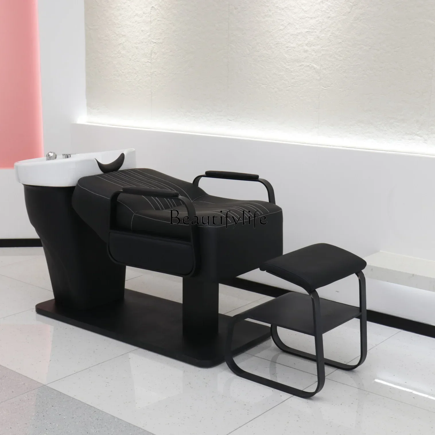 Half-Lying Hair Saloon Dedicated Shampoo Chair High-End Hair Salon Flushing Bed European-Style Simple Hair Salon