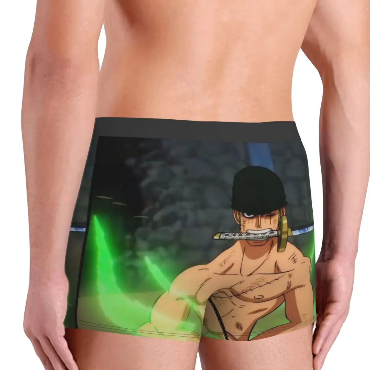 لوفي زورو توني تشوبر أنيمي الملاكمين متعة الملابس الداخلية الملاكم السراويل الكمامة هدية للرجل #4