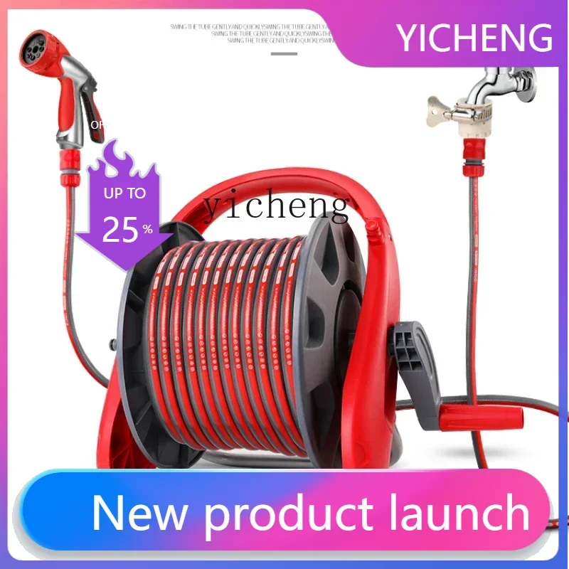 

LYY Home Garden Watering Hose Storage Rack Watering Tool Garden Hose Reel Garden Watering Hose Cart Set