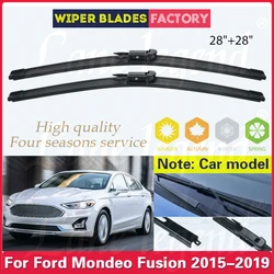 2pcs For Ford Mondeo Fusion 2015 2016 2017 2018 2019 Front Wiper Blades Windshield Windscreen Window 28