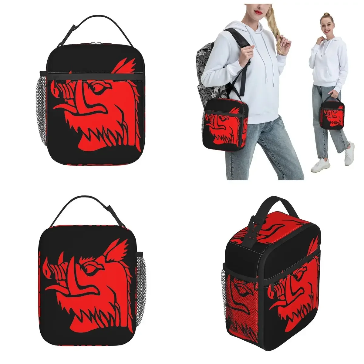 Black Knight Monty Python Board Head Merch Insulated Lunch Bags None Shall Pass Fashion Thermal Cooler Lunch Box