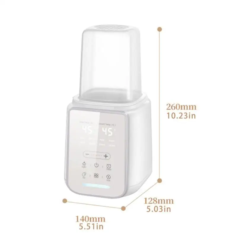 U13F Penghangat Botol Multifungsi Pemanasan Cepat Kontrol Akurat Penghangat Botol Mati Otomatis dengan Pengatur Waktu