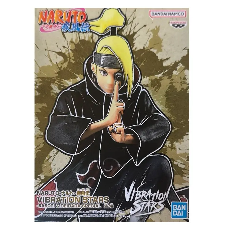 Bandai – figurines originales étoiles vibrantes, dessin animé Naruto Shippuden Sasori Deidara, modèle en boîte, jouet d'ornements, cadeau, en Stock