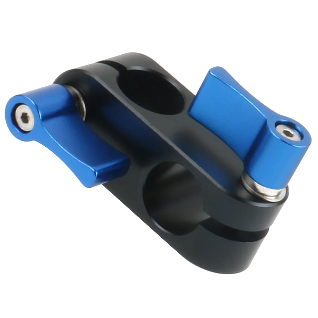90 Grad rechtwinklig 2 Loch 15 mm Rod Rig Clamp Adapter M5 Schraube für 5D2 5D3 A7S GH4 DSLR Kamera Foto Schulter HandGrip Monitor – Detail 15