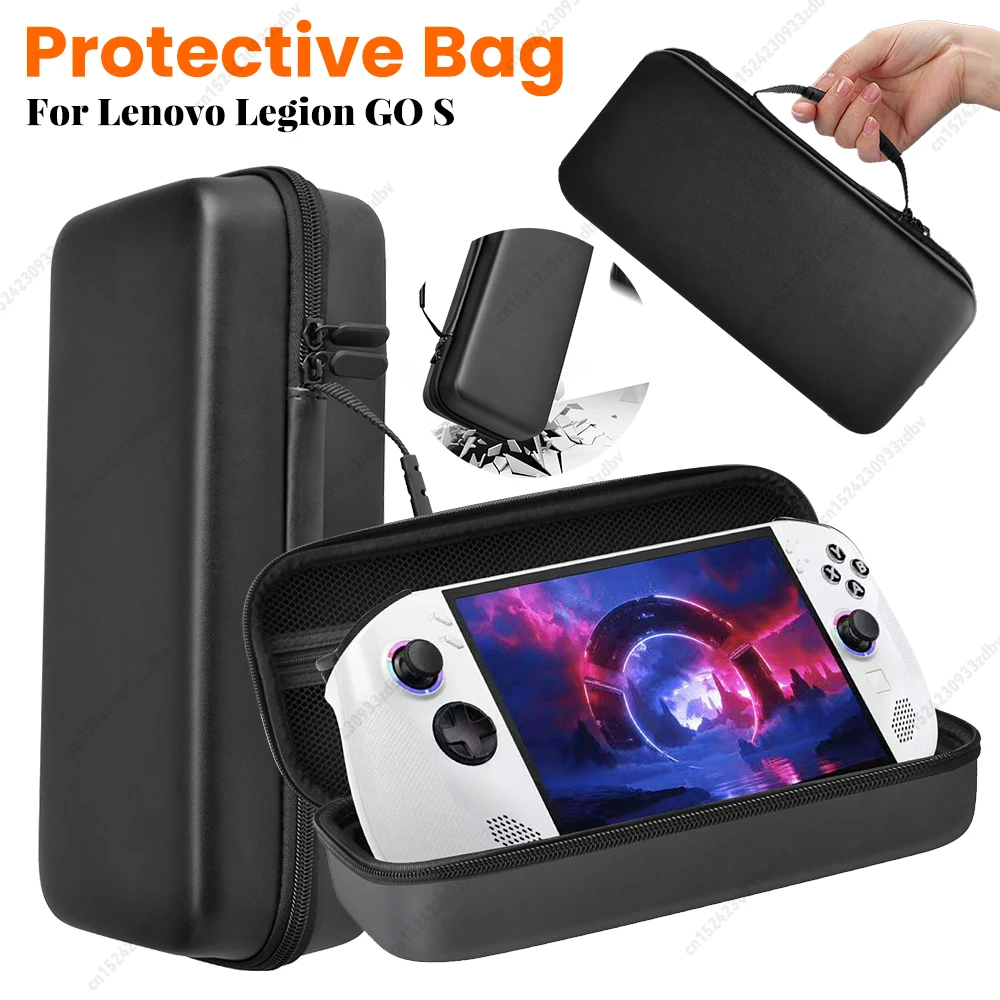 EVA-Hartschalen-Tragetasche für Lenovo Legion Go S Handheld-Spielekonsole, stoßfeste Reise-Aufbewahrungstasche, Anti-Drop-Schutzhülle