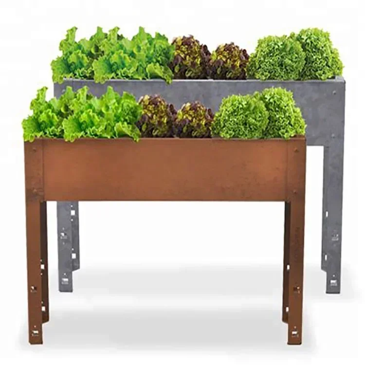 

#For Custom Large Outdoor Metal Planter with Trellis Factory-Customized Flowerpot for Garden Use