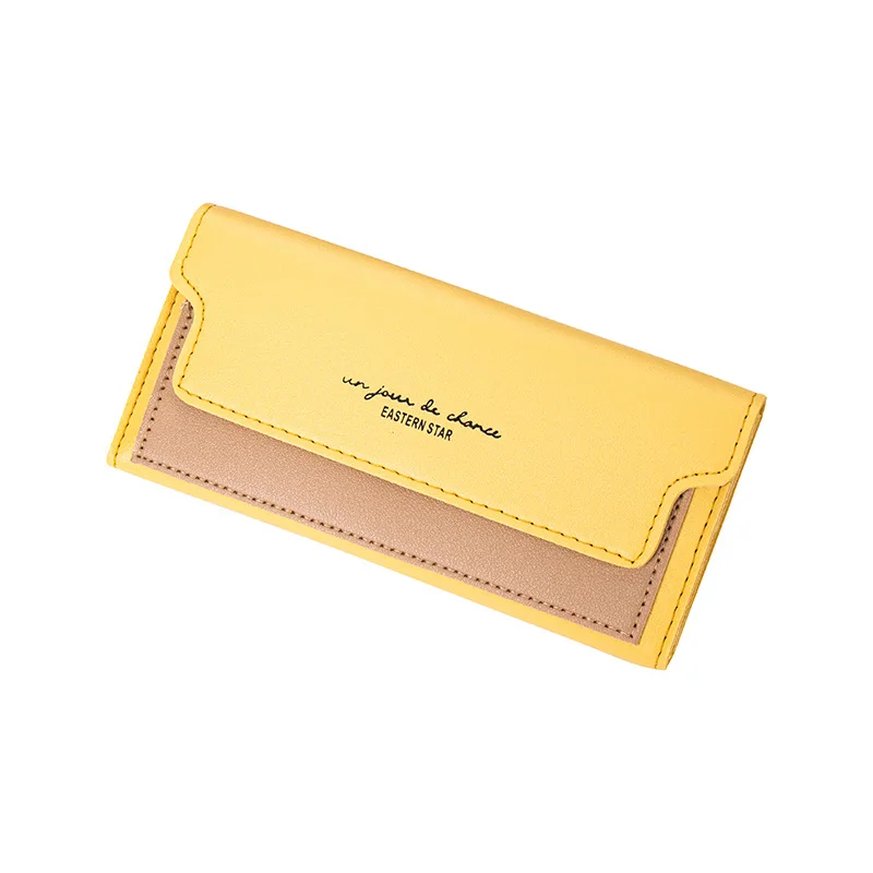 2022 New Fashion Women Wallets Leather Hasp Wallet Women's Long Design Purse Clutch Women Lady Wallet Phone Pocket Cartera Mujer