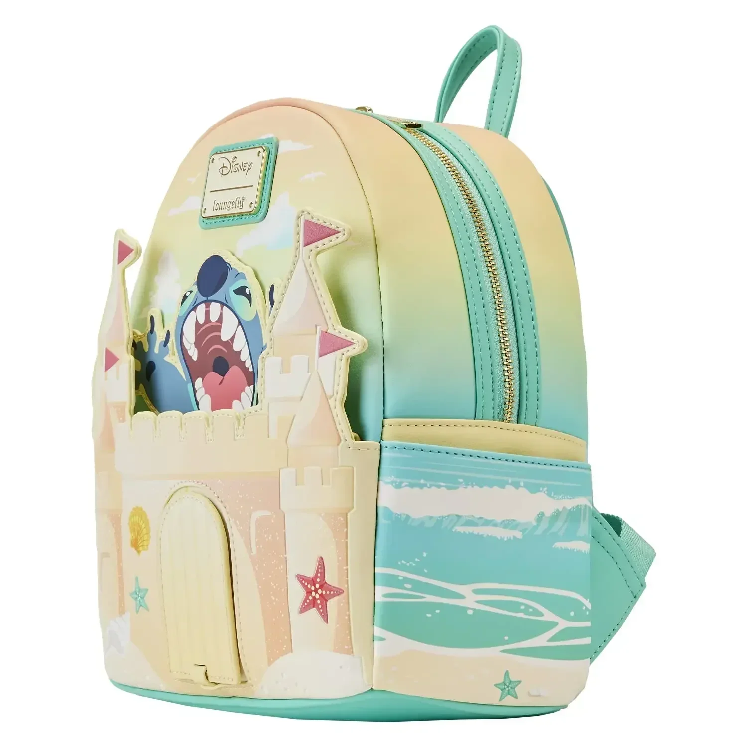 Stitch Cute Kids Backpack PU Leather Pack Travel Girls Ice Cream Stitch Baby Star Wars Handbag for Girls Shoulder Bag