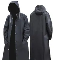 eva adult hemmed raincoat protective jacket fashionable hiking and fishing transparent thickened poncho rain gear