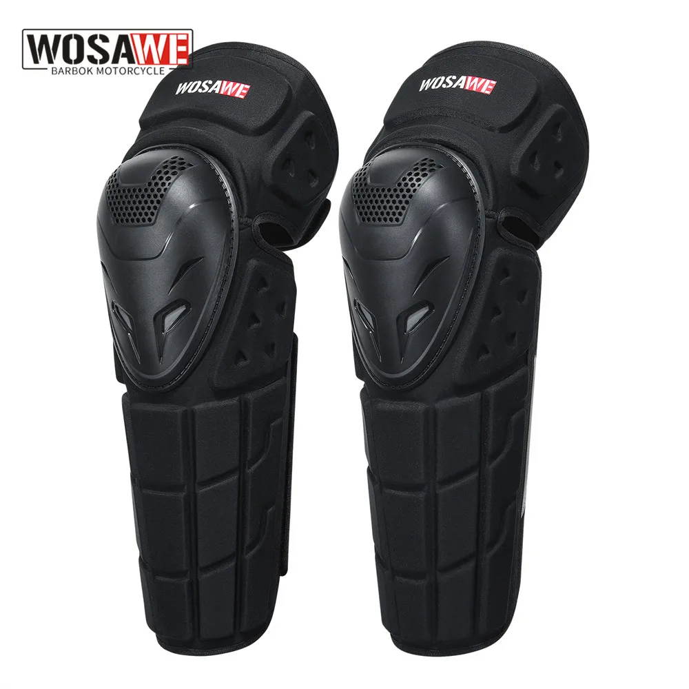 WOSAWE Thickened Warm Anti-shock Anti-fall Knee Pad Universal Motorcycle Protective Kneepad For Men And Women Leg Armor Knee