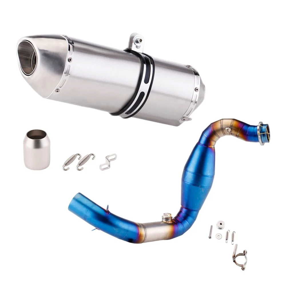 العادم منتصف وصلة الأنابيب الخمار نصائح 420 مللي متر نظام لسيارات BMW G310R G310GS 2016-2023 أنظمة العادم أنابيب العادم #2