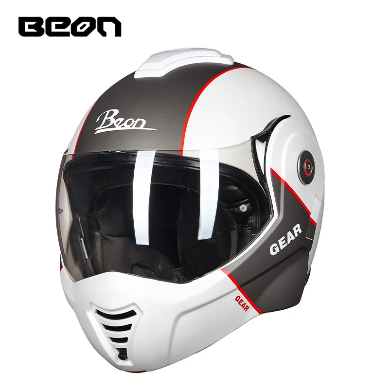 

BEON B-702 motorcycle full helmet back flip half helmet motorcycle full cover four seasons general electric vehicle helmet