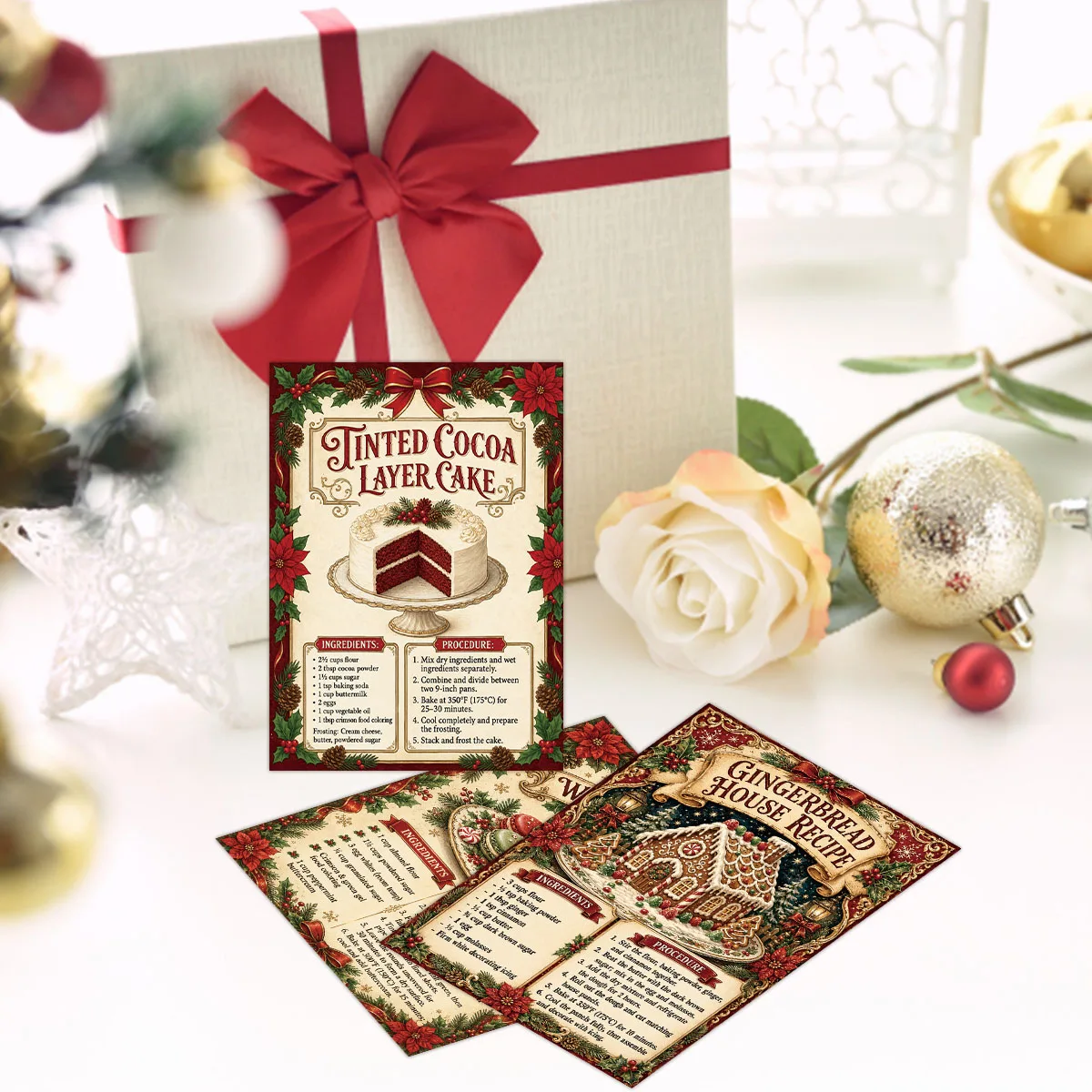 20pcs Vintage Christmas Desser - огляд і ціна Home Decor Exchange