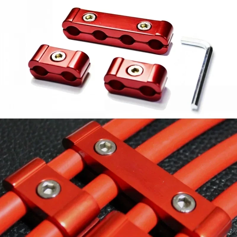 Samochodowa świeca zapłonowa Zacisk przewodu elektrycznego Separator Linia Zapłon Zacisk kabla Automatyczna dekoracja 3szt dla 8MM/9MM/10MM Accesssories