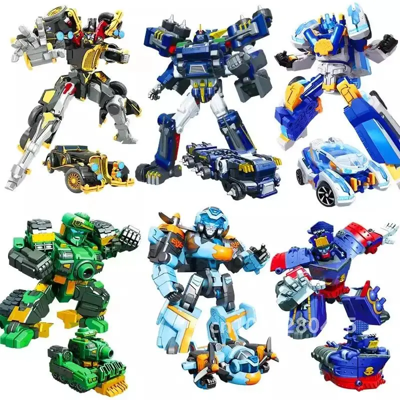 TOBOT LEON ROVER Transform Combined Mecha Robot Tobot Extension Vehicle deformation PARAGON CAPTAIN ZACK MAXIMUS V Figures Toys