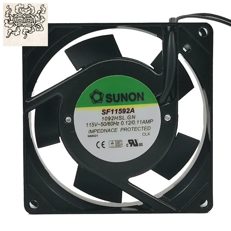 ل Sunon SF11592A-1092HSL GN مروحة محورية أصلية 115 فولت 9225 9 سنتيمتر التيار المتناوب الهواء