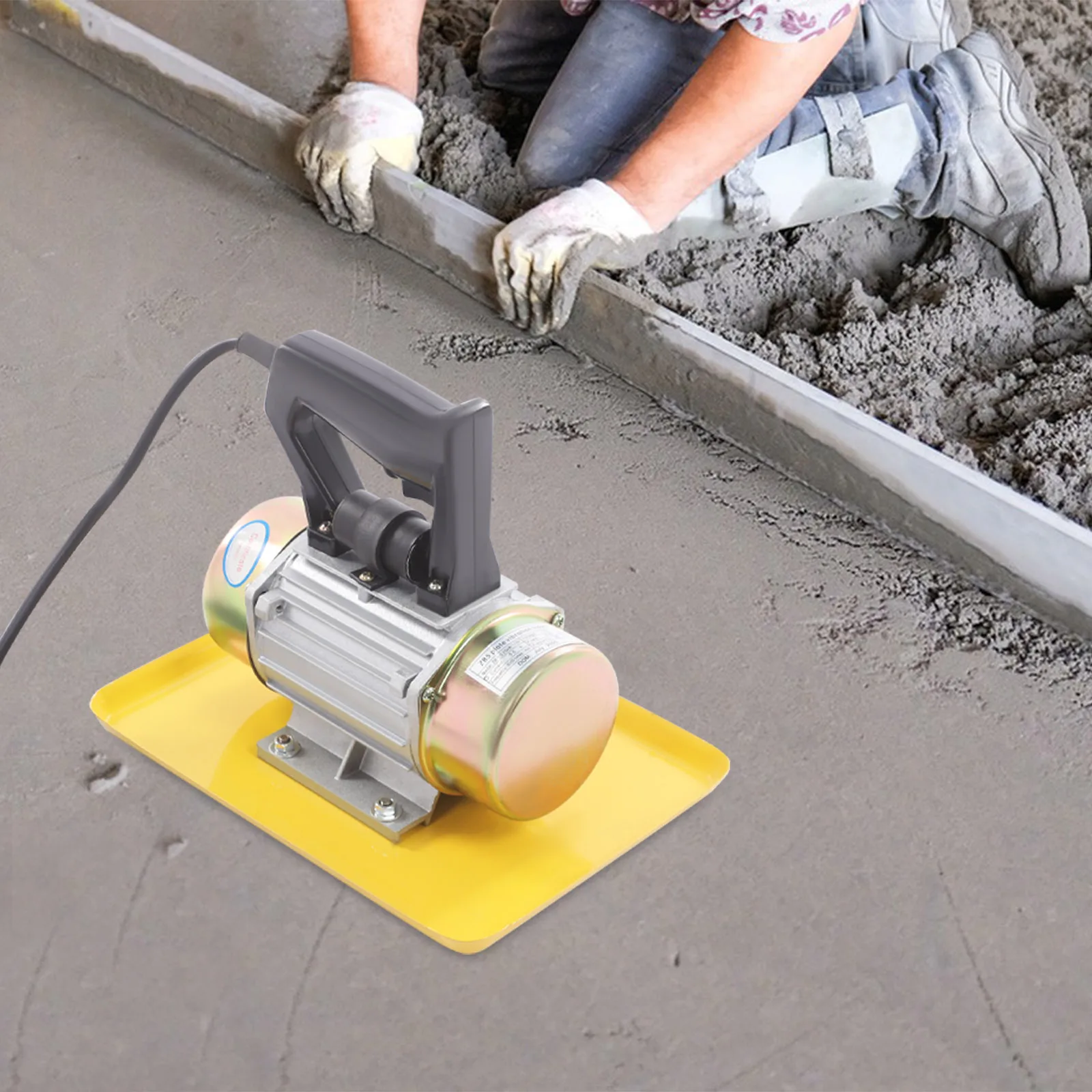 Vibratore per calcestruzzo con cavo da 5,91 piedi, miglioramento della resistenza al pavimento, prestazioni eccellenti per la costruzione di porte per diga del ponte della casa stradale