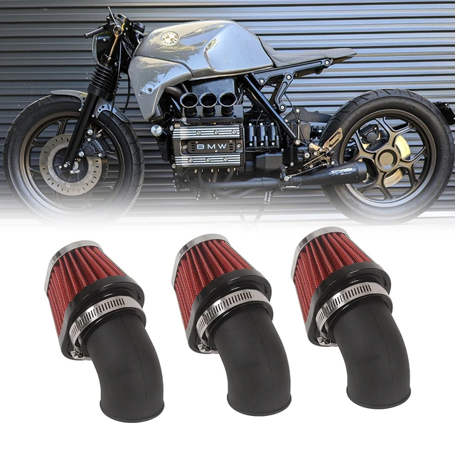For BMW K75 K 75 Motorcycle Accessories Intake Manifold Intake Rubber Air filter Cafe Racer Scrambler Custom 3PCS AliExpress
