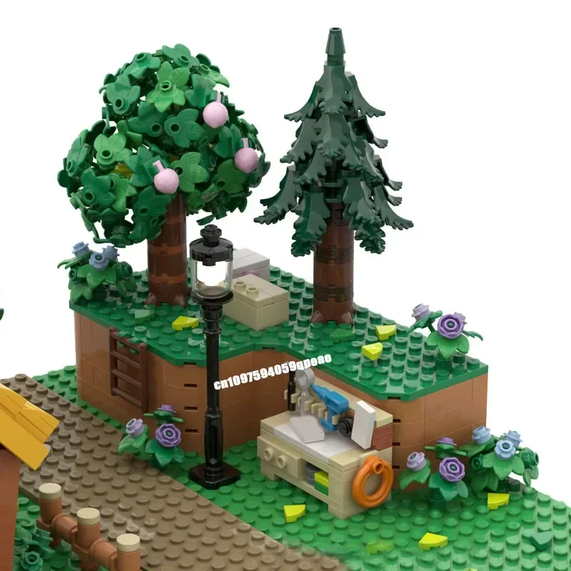 Nouvelle série de jeux Crossin d'animaux célèbres, maison de villageois, modèle de vue sur la rue, Puzzle personnalisé, idées créatives, jouets pour enfants, cadeau d'anniversaire