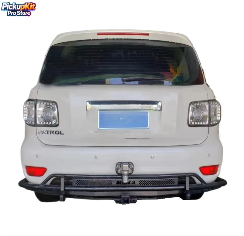 

Patrol Y62 Armada Lightweight Steel Bumper Desert-Ready Heavy-Duty Rear Guard with Practical Design