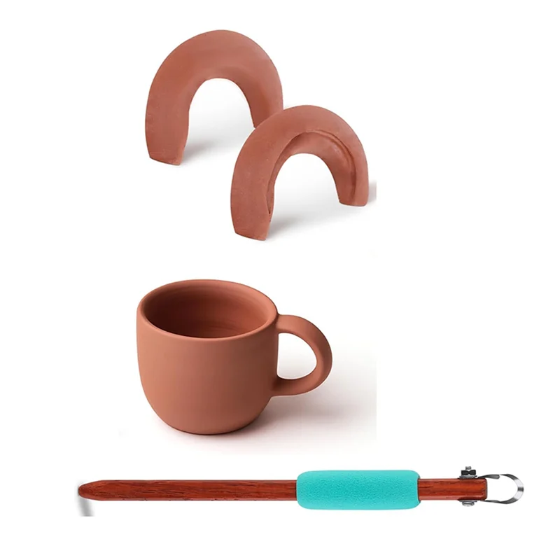 

Pottery Handle Making Tool For Cup Mug Utensil Vase Clay Cutters Sculpture Carving Scraper Pottery Modelling Shape B