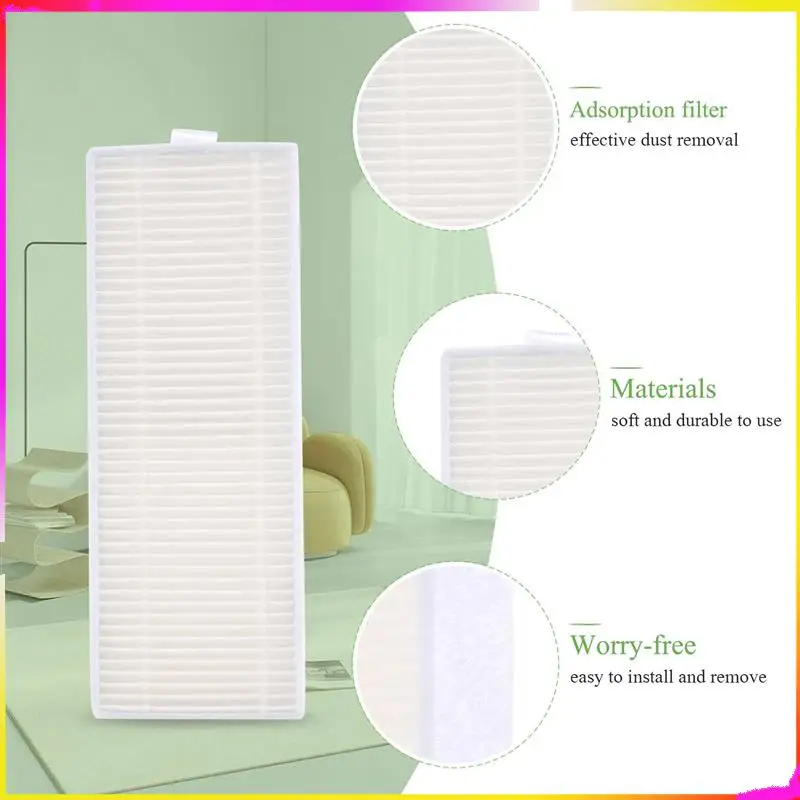M04K Боковая щетка HEPA-фильтр, тряпка, замена швабры для Lefant M210 M210S M210B M213, запасные части для робота-пылесоса