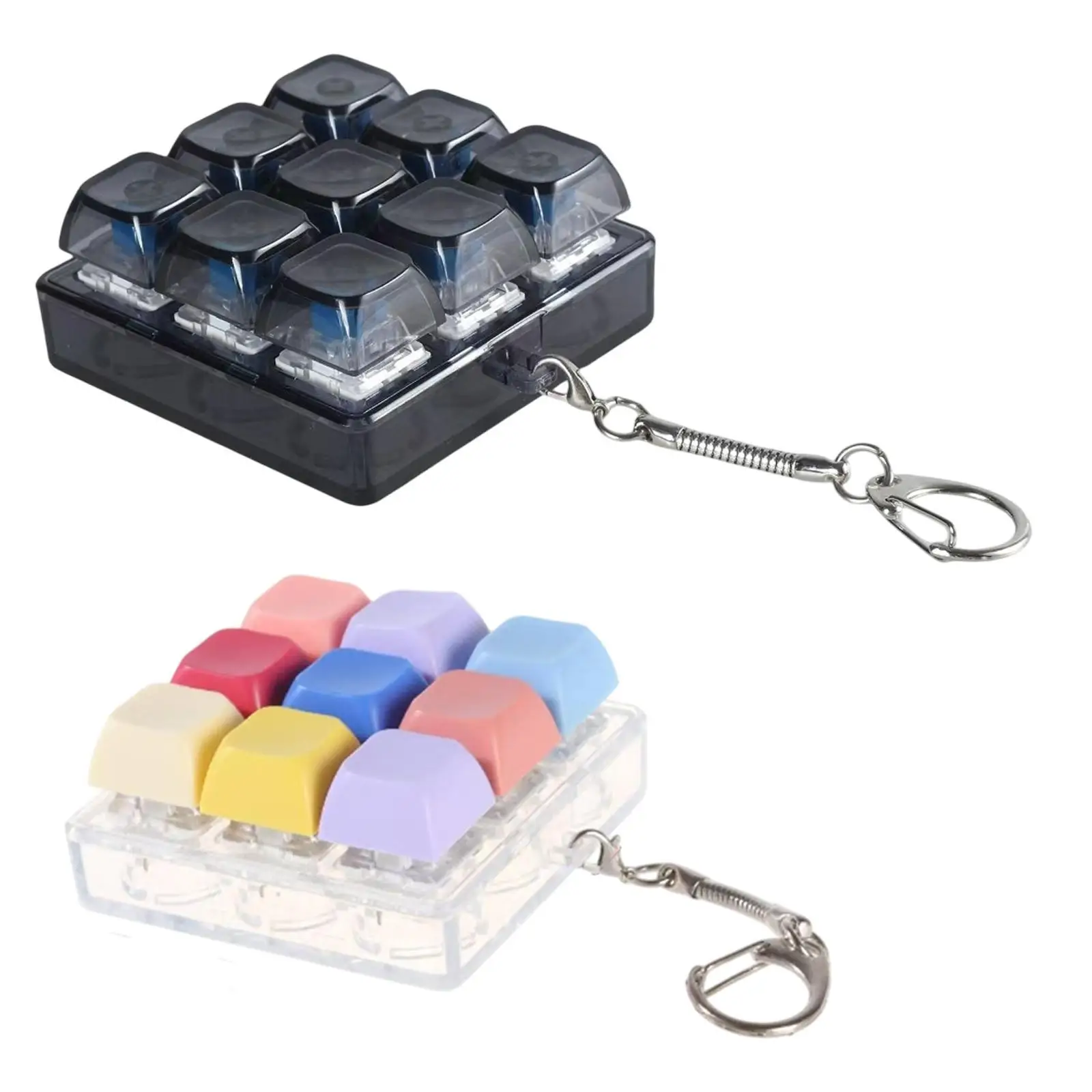 

Keyboard Fidget Toy Novelty Sensory Toy Portable Finger Toy Key Button Fidget Keyboard Fidget Keyboard Keychain