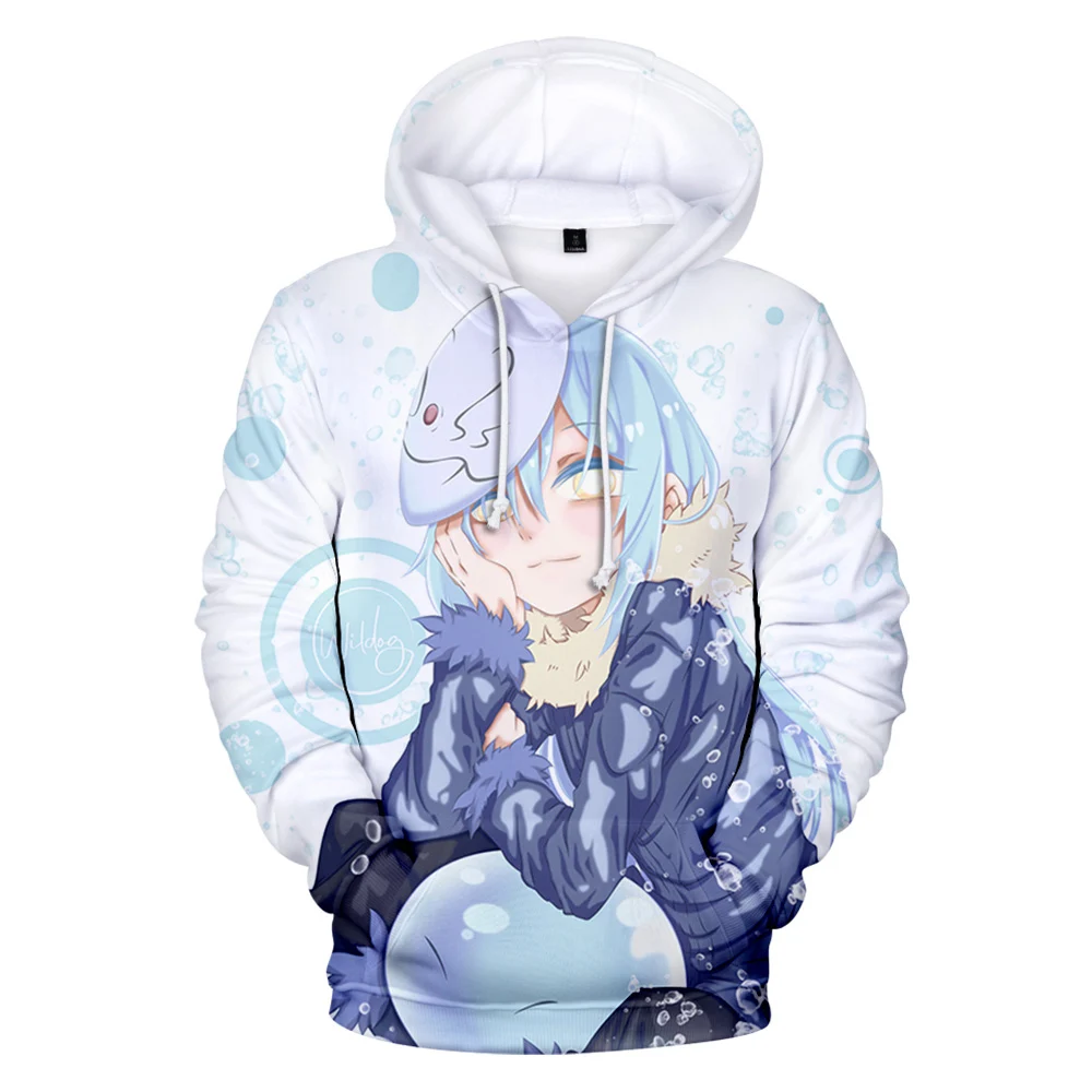 

That Time I Got Reincarnated as a Slime Anime Hoodies 3D Prints Unisex Fashion Long Sleeve Hooded Sweatshirts