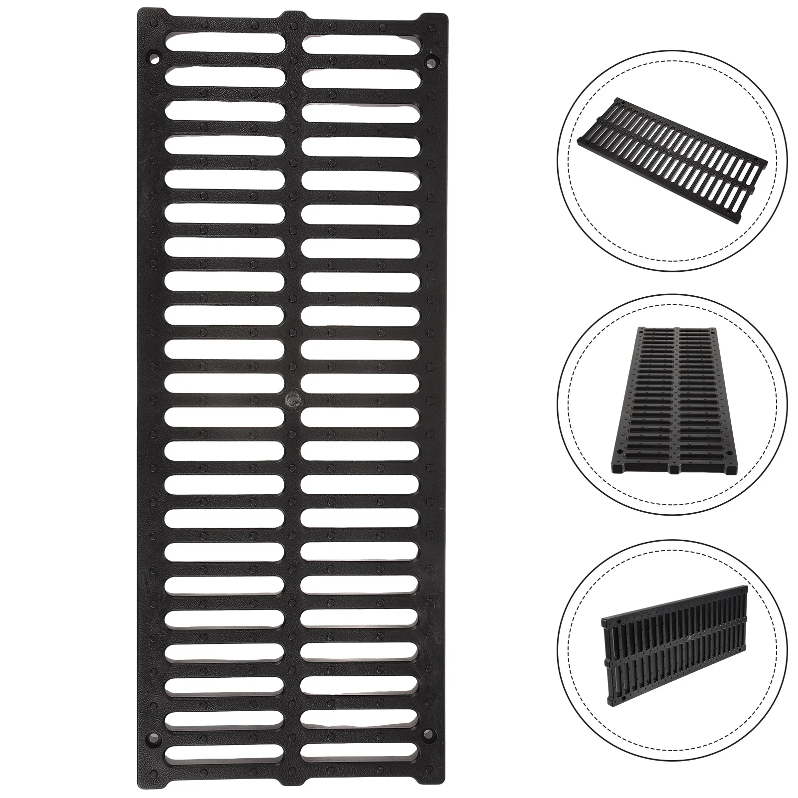 

Replaceable Trench Cover Drain Covers Outdoor Plastic Strainers Sewer Plates Sturdy Grate Supply