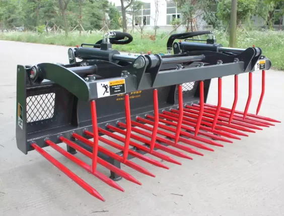 2024 HCN Brand Hot 0525 Series Farm-Oriented Grapple Fork For Agricultural Use For Skid Steer Loader And Wheel Loader.