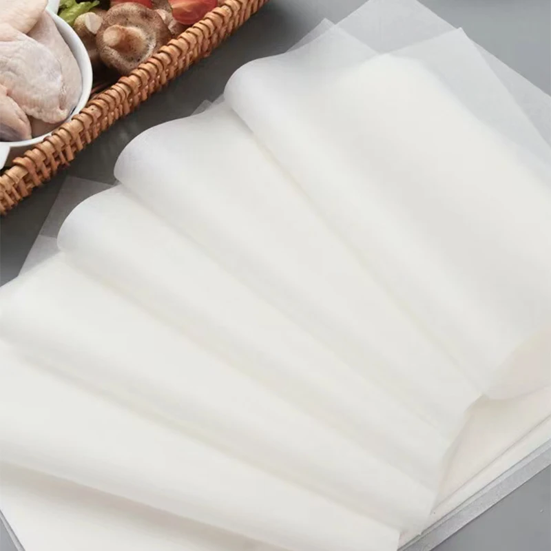 50 Pcs Non Stick Baking Paper High Temperature Resistant Sheet Oven Microwave Grill Baking Mat Oilpaper Kitchen Baking Tools