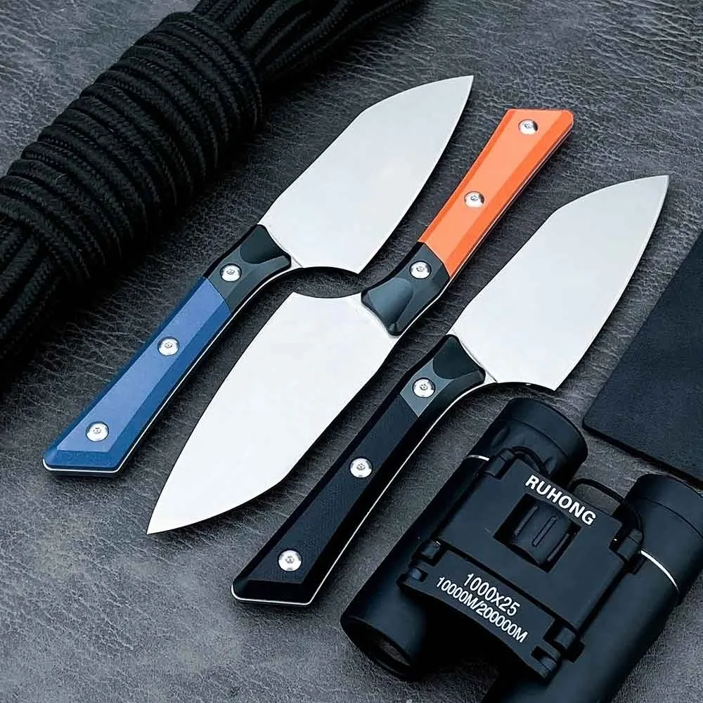 

Хит продаж, нож с фиксированным лезвием и ножнами - защитное снаряжение для кемпинга и пешего туризма, стальное лезвие D2 с G10 + ручка из алюминиевого сплава