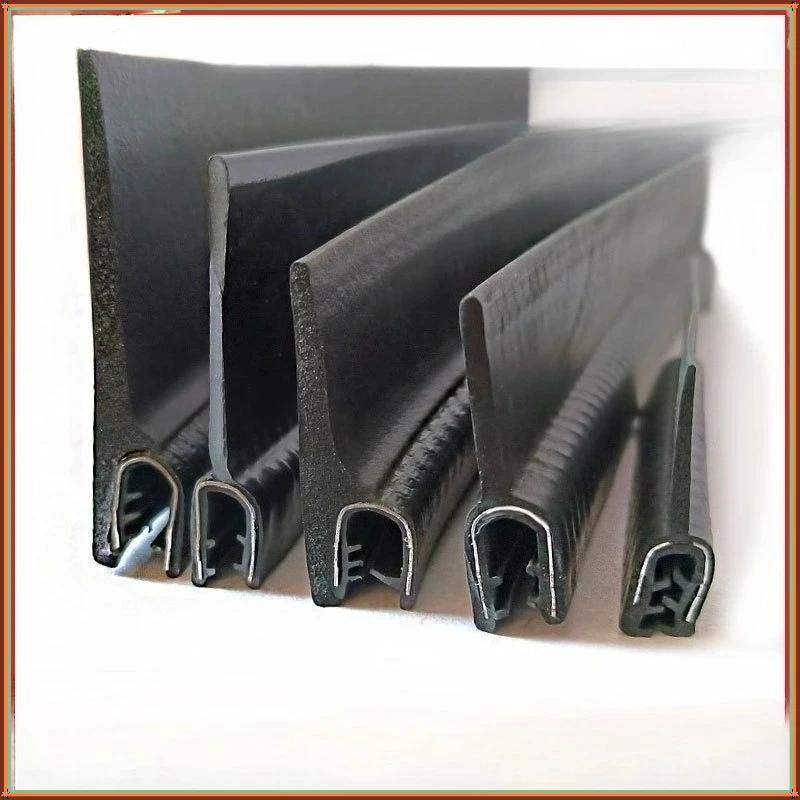 H/F/U‑Shape EPDM Rubber Edge Protection Sealing Strip, Clamping Groove Anti‑Collision Shield for Metal Wood Panel Board Sheet