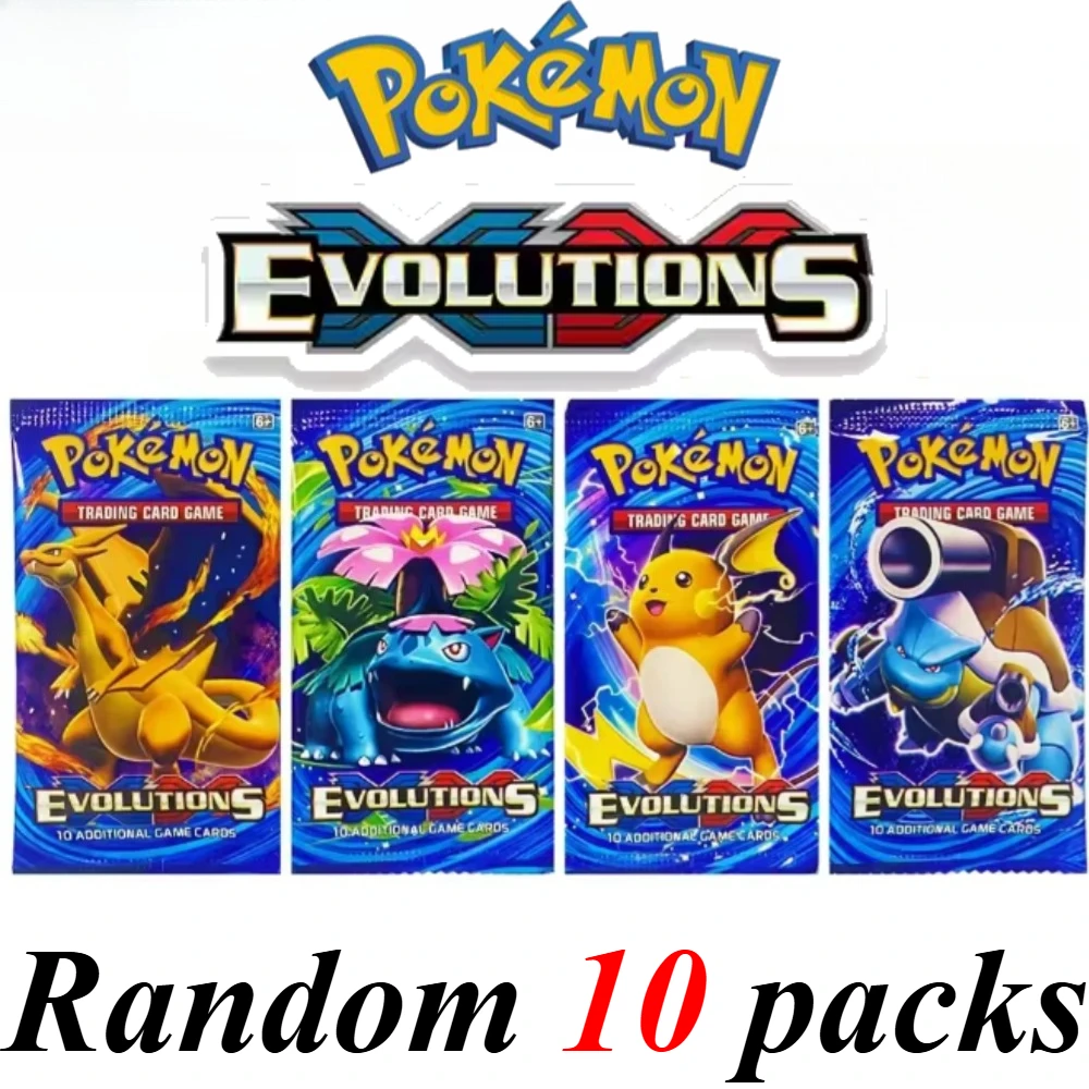 Pokémon-Karten 9+1 pro Packung TCG Mega Evolution Phantasmal Flames Booster Box Sammelkartenspiel Kollektionsset Englisch Pokémon