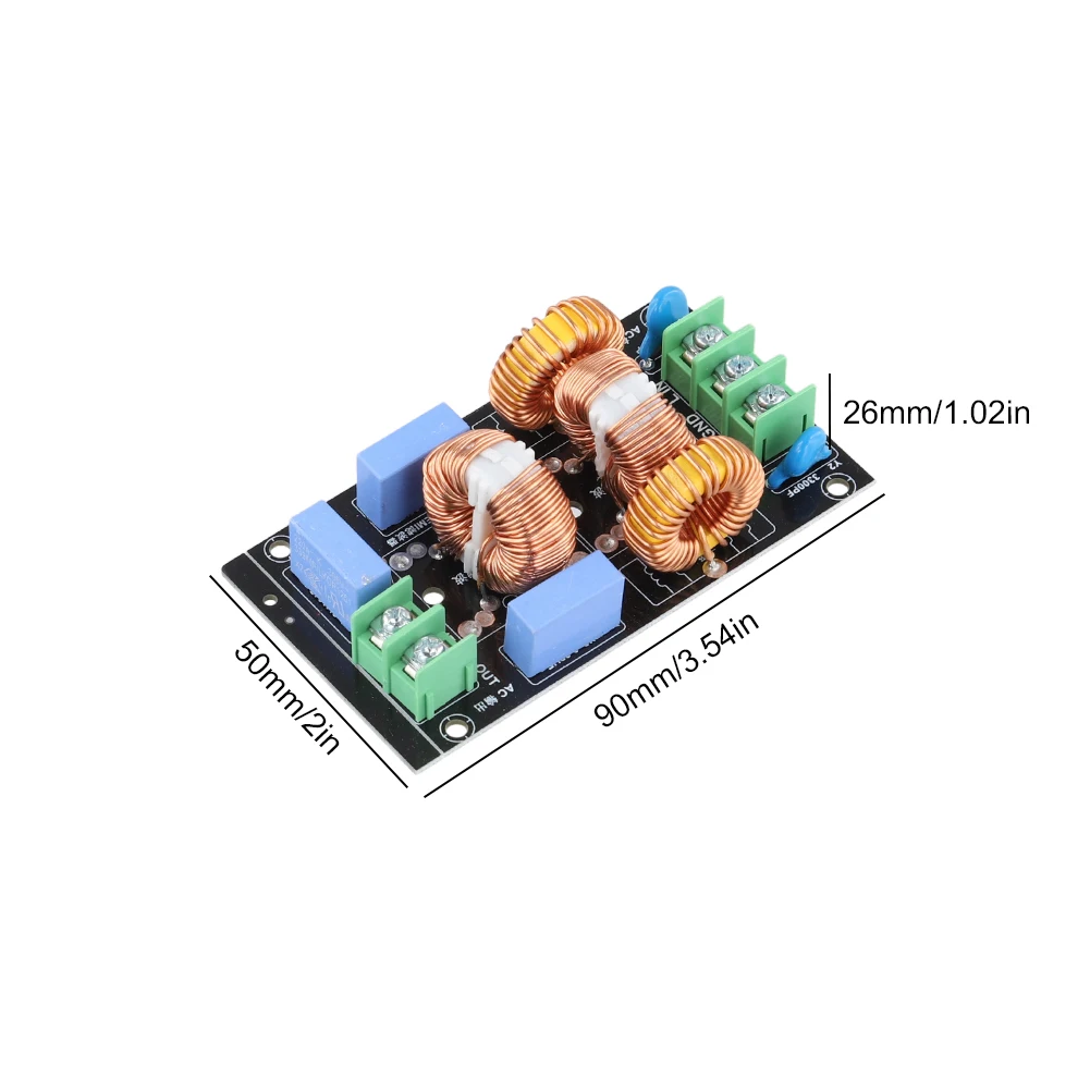 4a 10a 20a 3-stufige Emi-Leistungs filter platine emi elektro magnetische Interferenz reinigen die Gleichstrom-Differential-Audio verstärker platine
