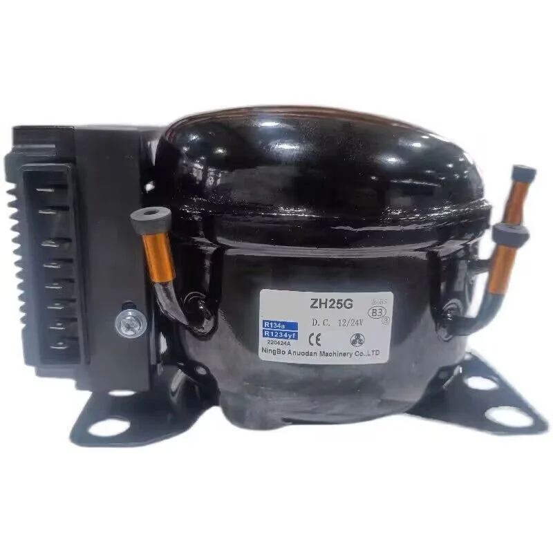 Compressor 12V 24V DC DC Suitable for Car Ship Refrigerator Freezer Mini Refrigerator Freezer Compressor ZH25G35G