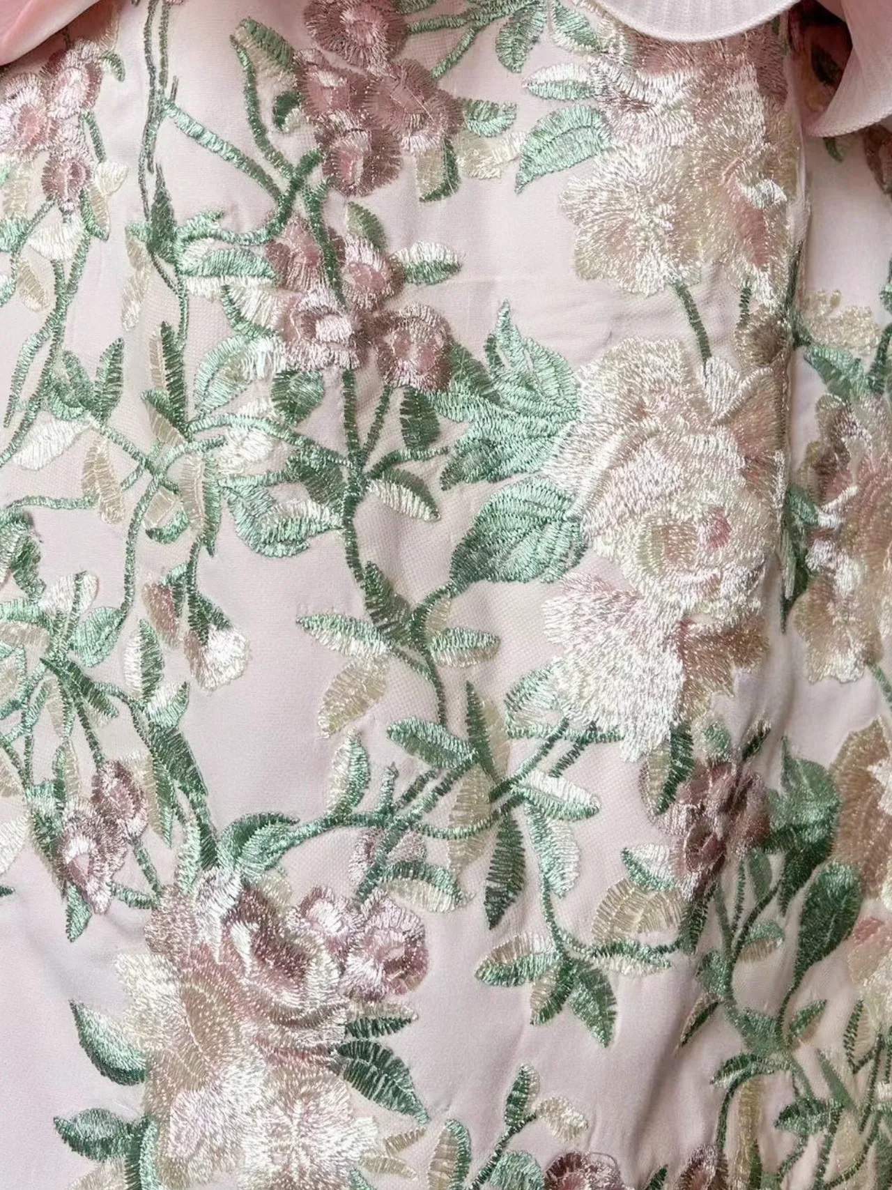 Vestido rosa pálido para madre de la novia, traje de manga larga con volantes de encaje, hasta la rodilla, Formal, para fiesta y invitados de boda,