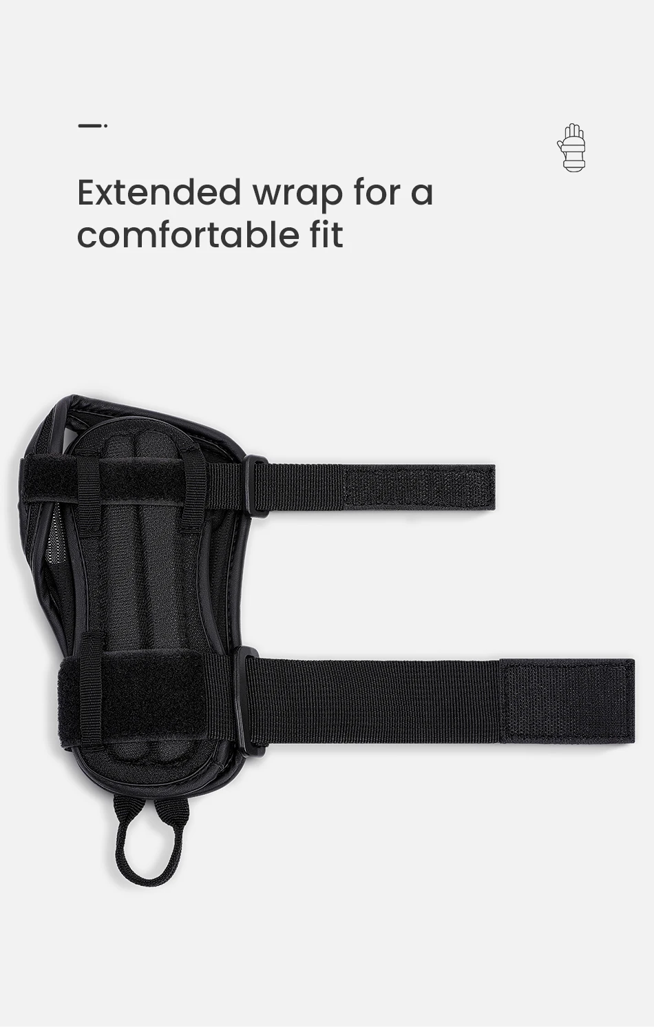 COPOZZ Ski-Handgelenkschutz, Snowboard-Handschutz, Rollschuh-Handgelenkstütze, Fitness-Ski-Handflächenschutz für Männer, Frauen und Kinder – Detail 6
