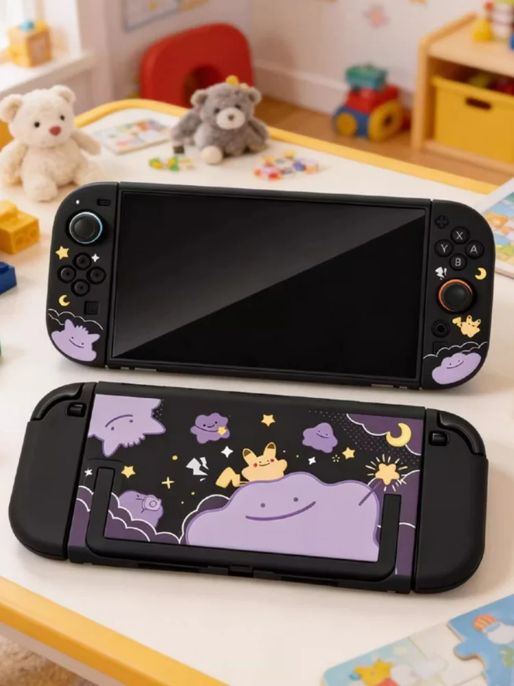 Nieuwe Switch 2 Matte Hard Shell Beschermhoes Ditto Patroon Voor Ns 2 Joy Con Handheld Game Console Accessoires Randapparatuur - afbeelding 2