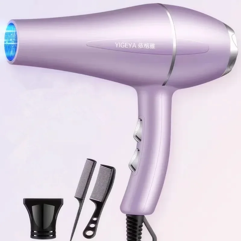 220V Hair Dryer Professional 1200W Gear Strong Power Blow Hair Tools Dryer Hair Salon Barber For Hairdressing Dryer Fan Brush